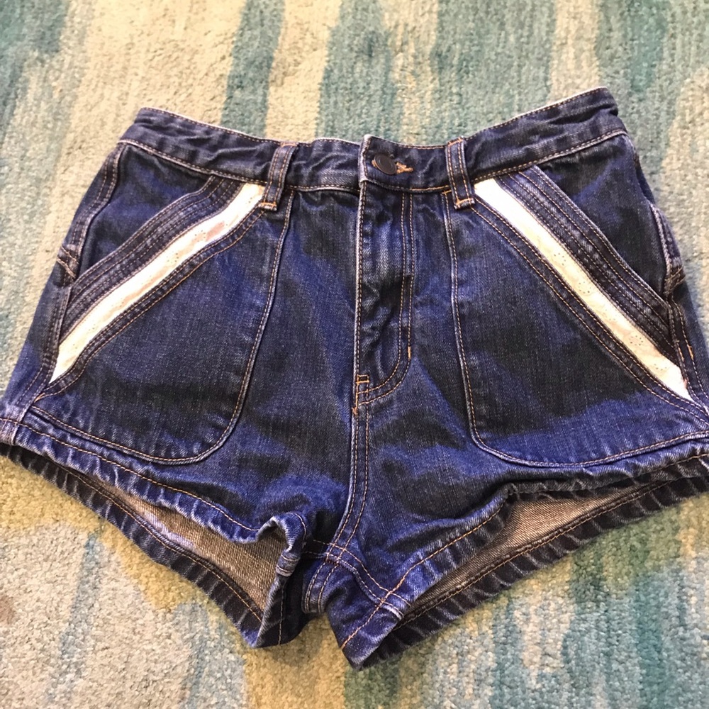 Free people denim shorts